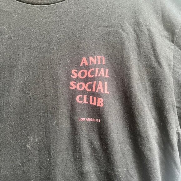 Anti Social Club graphic t shirt Sz XL - Picture 4 of 7